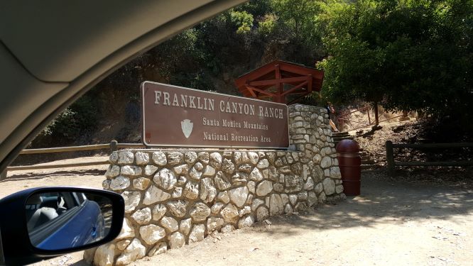 Franklin Canyon Park Sign
