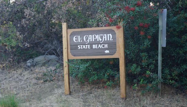 El Capitan State Beach Beach Sign