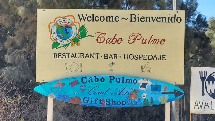 Cabo Pulmo Sign